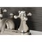 Kingston Brass KB4608BX 4-Inch Centerset Bathroom Faucet with Pop-Up Drain, Brushed Nickel KB4608BX - alternate 2